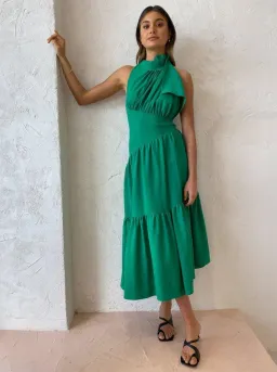 One Feel Swoop Fern Serendipity Maxi Dress for rent on The Volte - image 3