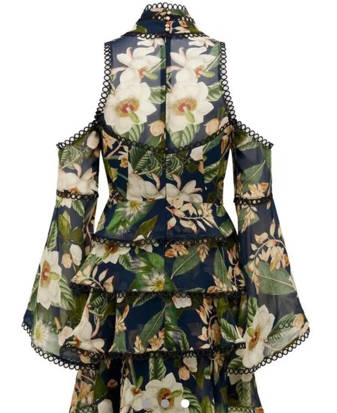 Thurley Vianna Dress Green Print Size 12 for rent on The Volte - main image