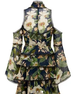 Thurley Vianna Dress Green Print Size 12 for rent on The Volte - image 2