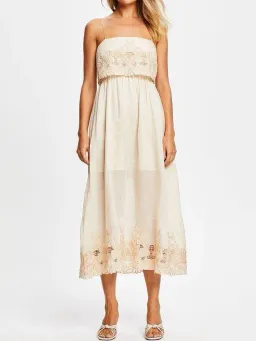 Alice McCall Donatello Midi Dress Panacotta Size 10 for rent on The Volte - image 1