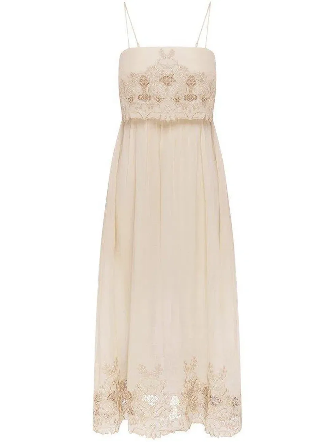 Alice McCall Donatello Midi Dress Panacotta Size 10 for rent on The Volte - main image