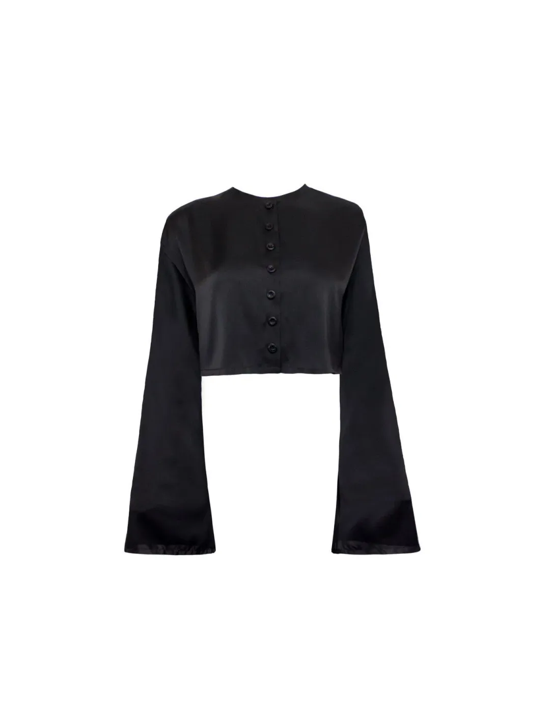 ORSEUND IRIS Ballerina Wrap Skirt & Drop Shoulder Top Set, Black for rent on The Volte - main image