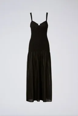 Scanlan Theodore Black Cotton Bralette Dress Size 8 for rent on The Volte - image 7