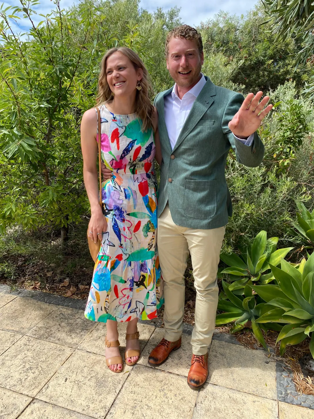 Gorman Flower in Fauve Dress Multi Size 8  for rent on The Volte - main image