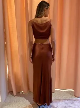 Bec & Bridge Midi Dress Red Size 8 for rent on The Volte - image 3