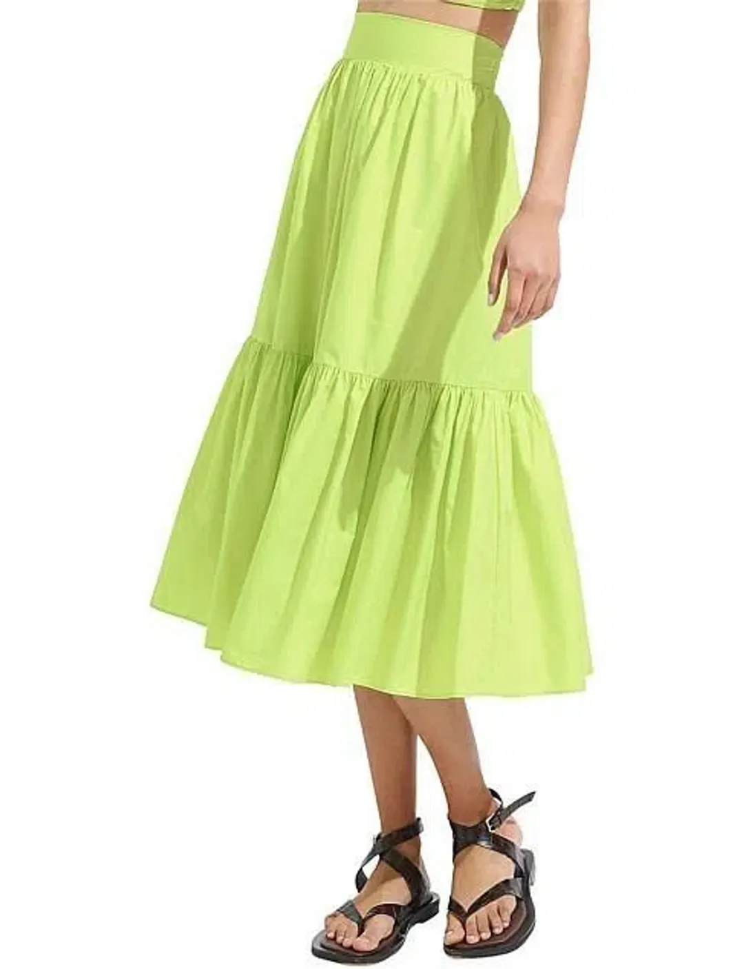 Steele - Green Fields Set (Austin Skirt & Cameron Bustier) for rent on The Volte - main image