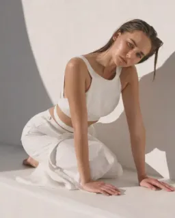 Ambrose Open Back Gown Ivory  for rent on The Volte - image 4