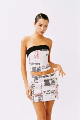 With Jean - Read all about it Set - Size XS  for rent on The Volte - image 1