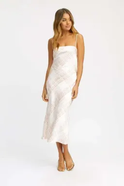 Kookai checkmate slip dress size 2 for rent on The Volte - image 1