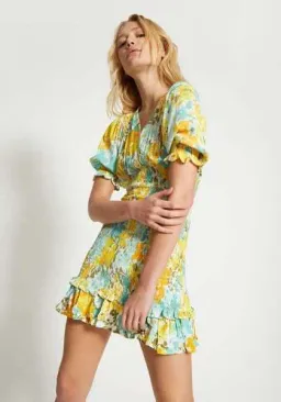 Faithful the brand - Margherita mini dress annina floral print size S  for rent on The Volte - image 1
