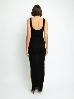 christopher esber deconstructed tank dress in black for rent on The Volte - image 3