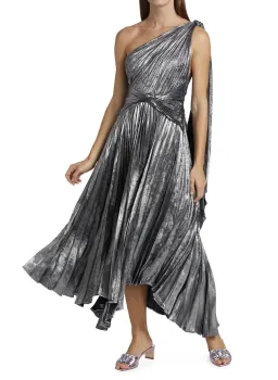 Acler Kalora Midi Dress Gunmetal Size 8 for rent on The Volte - image 1