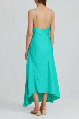 Acler Godwick Dress in Electric Green Size 6 for rent on The Volte - image 6
