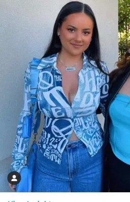 The Open Product Button-Down Soeil Shirt Blue Size 8 for rent on The Volte - image 1