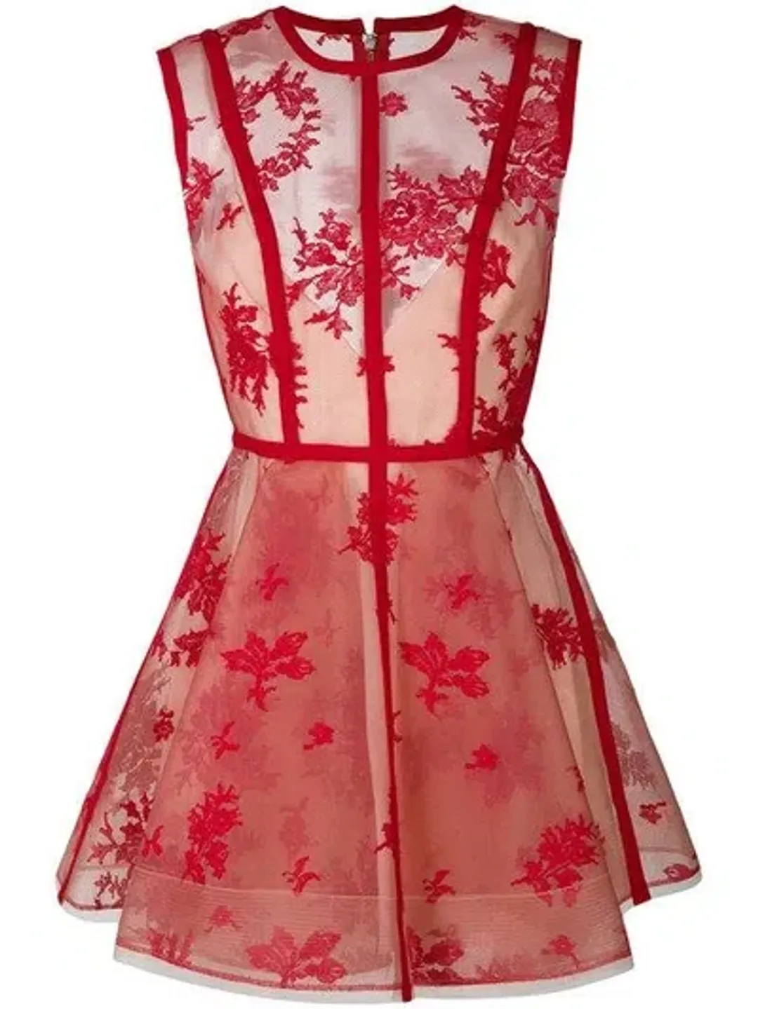 Alex Perry Codie Crinoline Dress Red Size 10 for rent on The Volte - main image