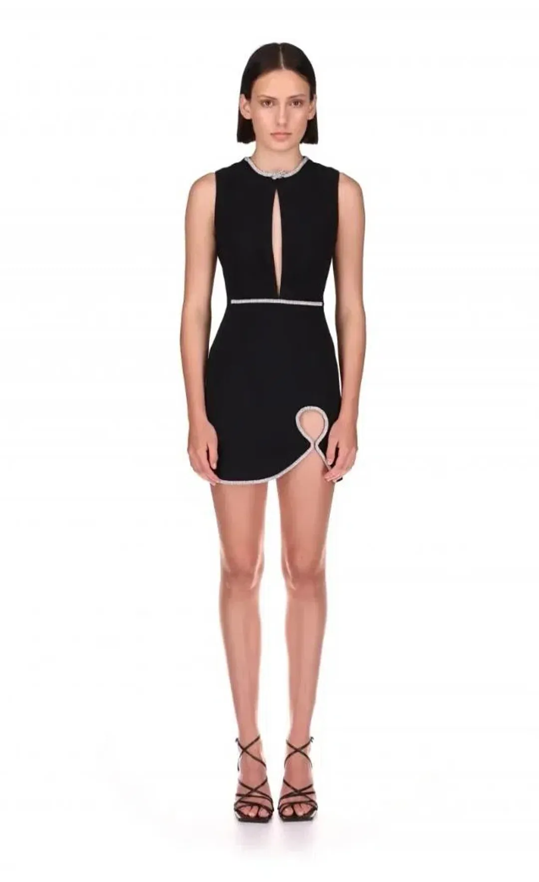 Nicola Finetti Carla Dress Black for rent on The Volte - main image