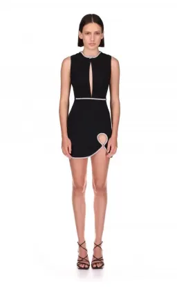 Nicola Finetti Carla Dress Black for rent on The Volte - image 1