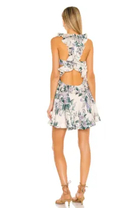 Zimmermann Cassia Ruffle Mini Dress Floral Size 10 for rent on The Volte - image 3