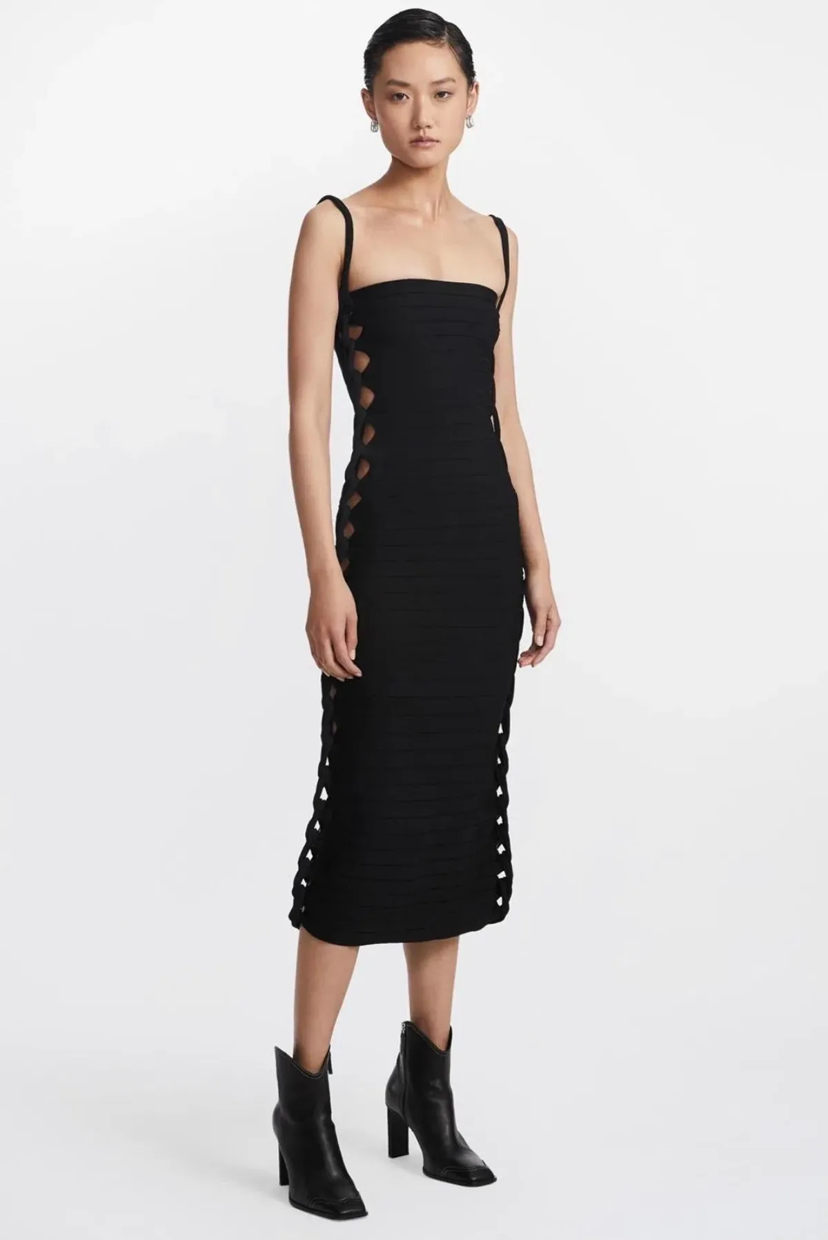Dion Lee MIRROR BRAID STRAP DRESS for rent on The Volte - main image
