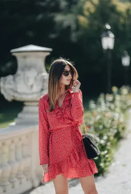 Realisation Par The Alexandra Mini Dress Red Star Size 6 for rent on The Volte - image 3