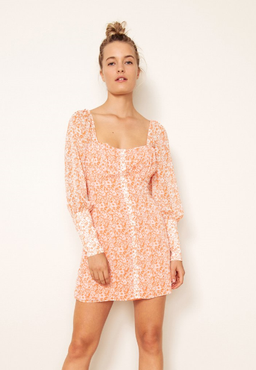 The East Order Peaches Mini Dress Orange Size 8 for rent on The Volte - image 1