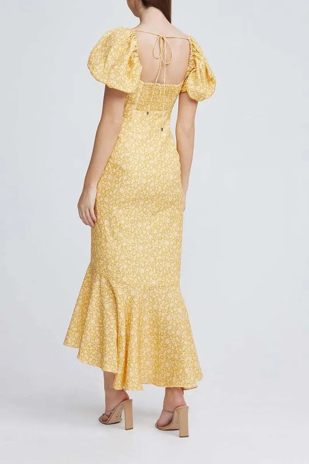 SIGNIFICANT OTHER JACINTA DRESS IN CHAMPAGNE PANSY for rent on The Volte - main image