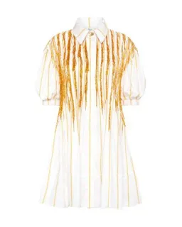 Aje Collective Marigold Beaded Dress White Size 8 for rent on The Volte - image 6
