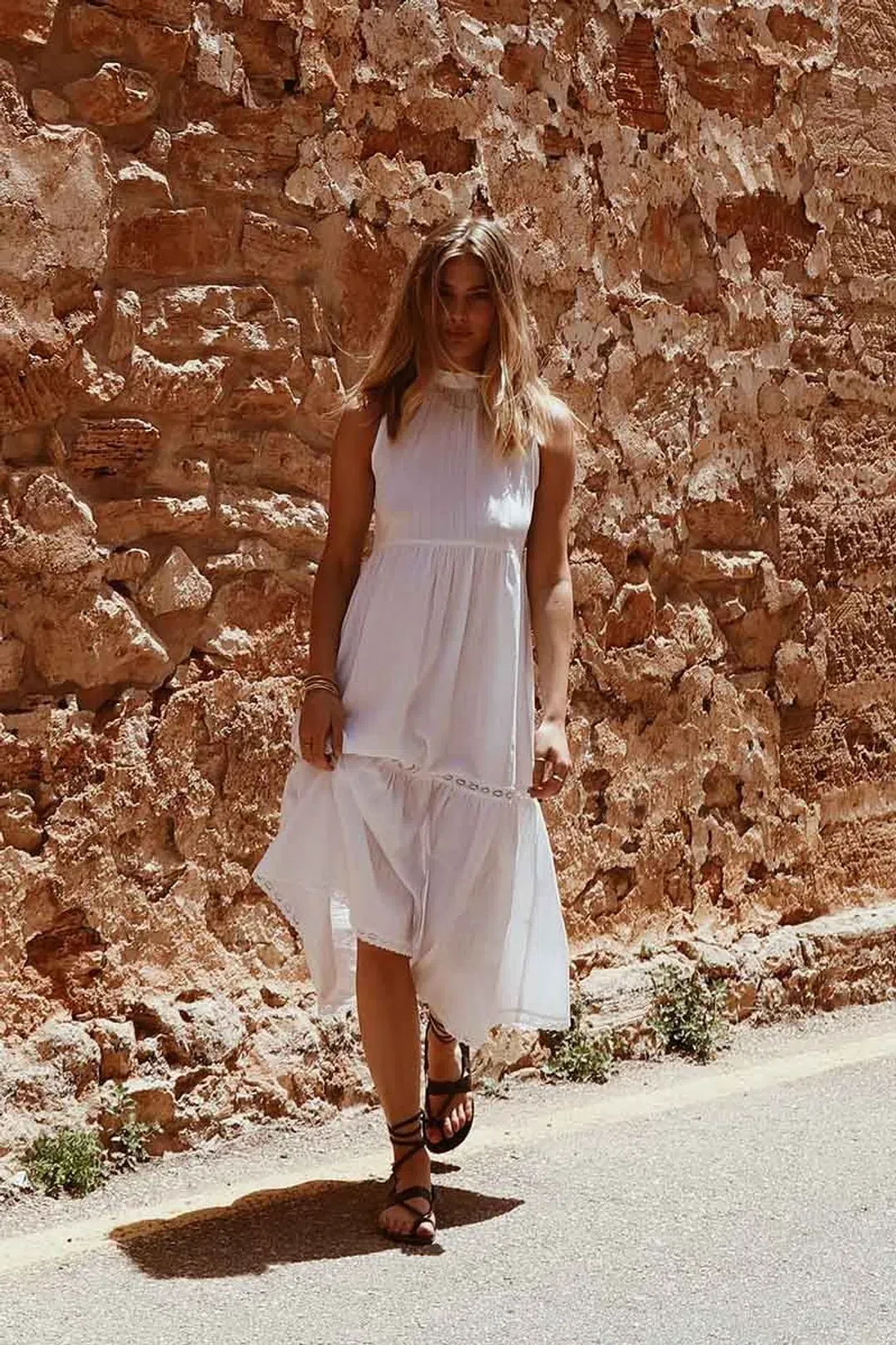 Maurie and Eve Florence Dress White Size 12 for rent on The Volte - main image