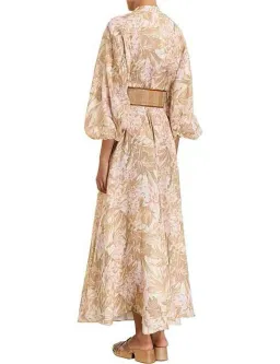 Zimmermann Andie Billow Long Dress Sepia Floral Size 1 / AU 10  for rent on The Volte - image 2