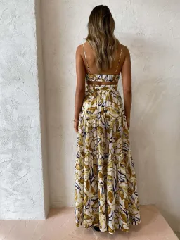 BEC & BRIDGE EUGENIE MAXI DRESS IN PRINT - SIZE 8 for rent on The Volte - image 8