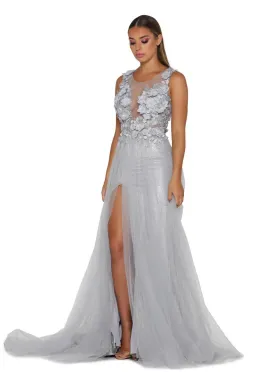 Portia and Scarlett Berta Gown Ice Size L / AU 12 for rent on The Volte - image 1