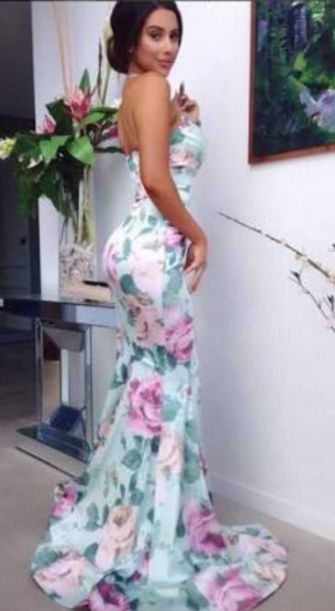 PORTIA & SCARLETT STELLA FLORAL GOWN for rent on The Volte - main image