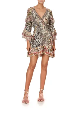 Camilla Anarchy at Annabels Short Wrap Dress Print Size 14 for rent on The Volte - image 1