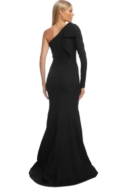 Rebecca Vallance Harlow Bow Gown Black Size 8 for rent on The Volte - image 2