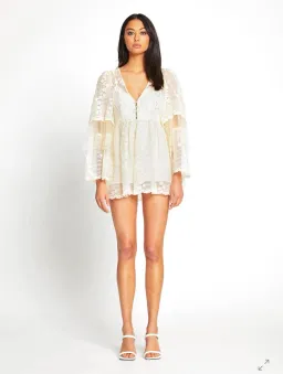 Alice McCall Moonstruck Mini Dress Cream Size 4 for rent on The Volte - image 1