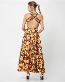 Mossman Inner Guidance Maxi Dress Print Size 10  for rent on The Volte - image 2