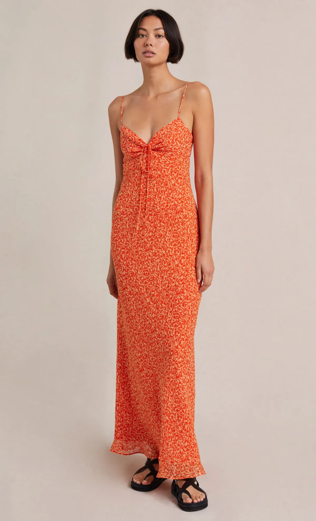 Bec and Bridge Cheri Maxi Dress Print Size 6 for rent on The Volte - main image