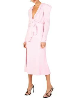 MISHA Paula Dress Sugar Pink Size 6/XS for rent on The Volte - image 1