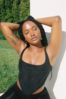 Miaou Campbell Corset Black Size 8 for rent on The Volte - image 3