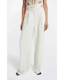 Dion Lee Interlock Buckle Pant Ecru Size AU 8 for rent on The Volte - image 3