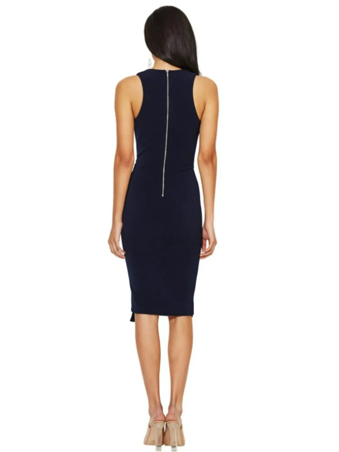 Bec & Bridge Luminous Plunge Dress Blue Size AU 6 for rent on The Volte - main image