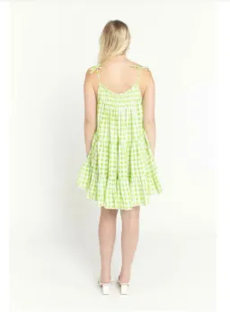 Steele Alfie Mini Dress Green Size 10 for rent on The Volte - image 3