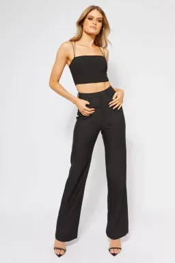 Bianca and Bridgett Cartia Crop and Pants Black Size 8 for rent on The Volte - image 7