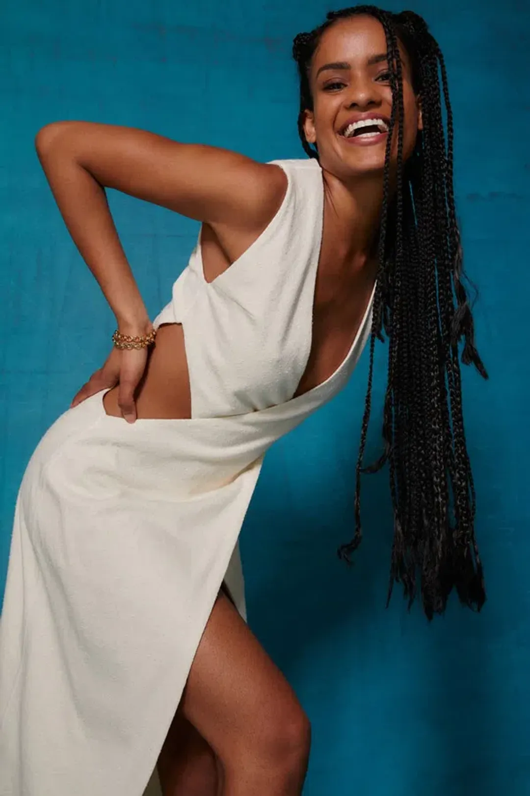 Hansen & Gretel Zenith Dress Sand Size 6 for rent on The Volte - main image