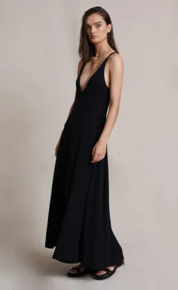 Bec and Bridge Luka Knit Maxi Dress Black Size 8 for rent on The Volte - image 2