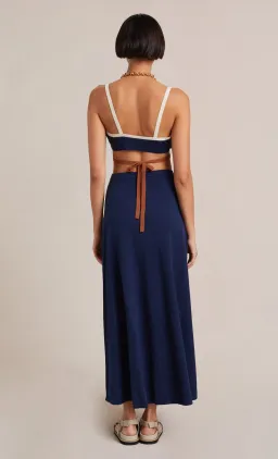 Bec & Bridge Enzo Knit Twist Top and Knit Skirt Set Ink Size 8 for rent on The Volte - image 3