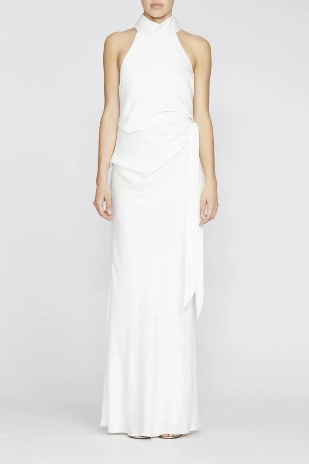 Camilla and Marc Foxglove Gown Pastel Parfait Pink Size 14 for rent on The Volte - main image