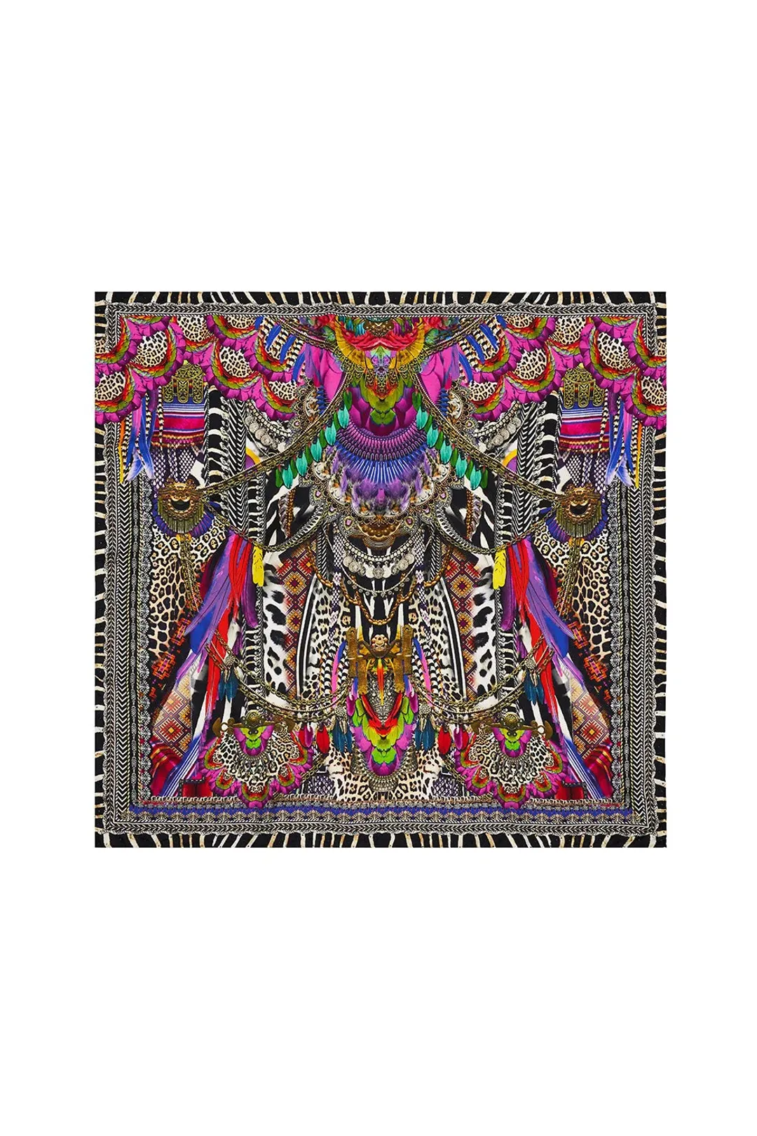 Camilla Guardians of the Sun Large Square Scarf Print for rent on The Volte - main image