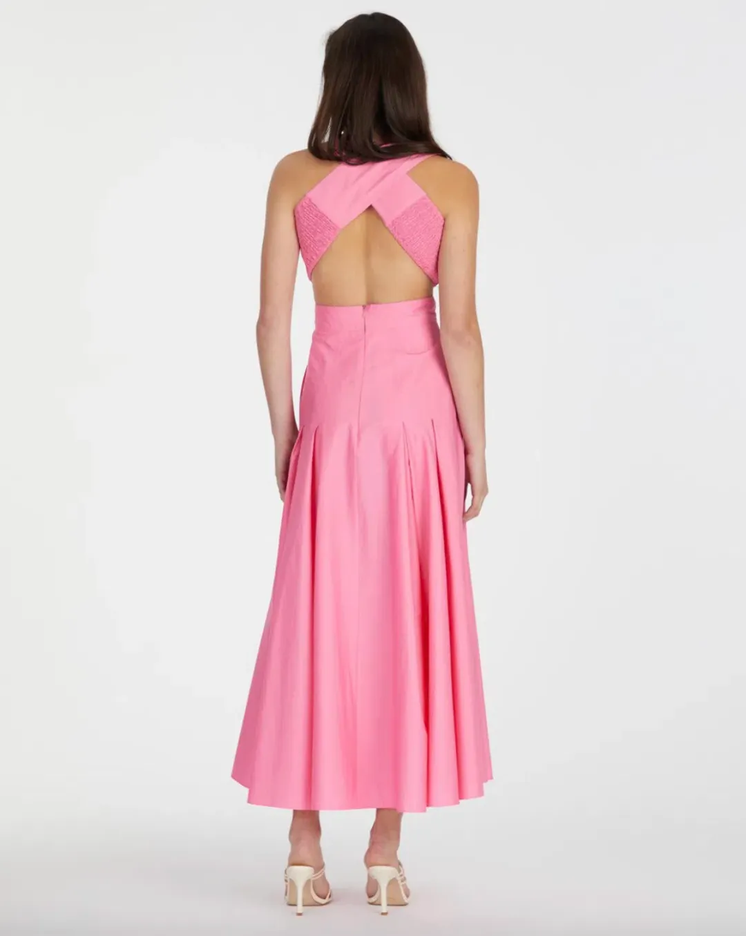 Camilla and Marc Vanderlin Maxi Dress Pink Size 6 for rent on The Volte - main image