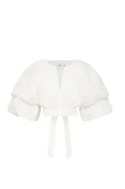 Aje Impression Top White Size 8 for rent on The Volte - image 5